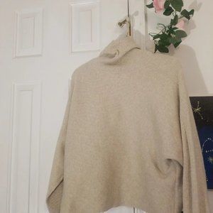 Turtleneck cropped sweater
